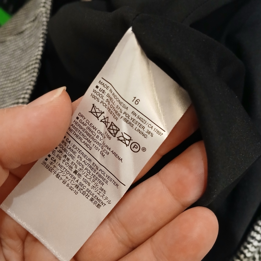 Banana Republic Black & White Houndstooth Skirt - NWT - Picture 5 of 5